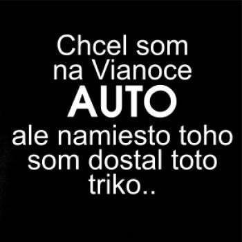 Chcel som na Vianoce auto Chcel som na Vianoce auto