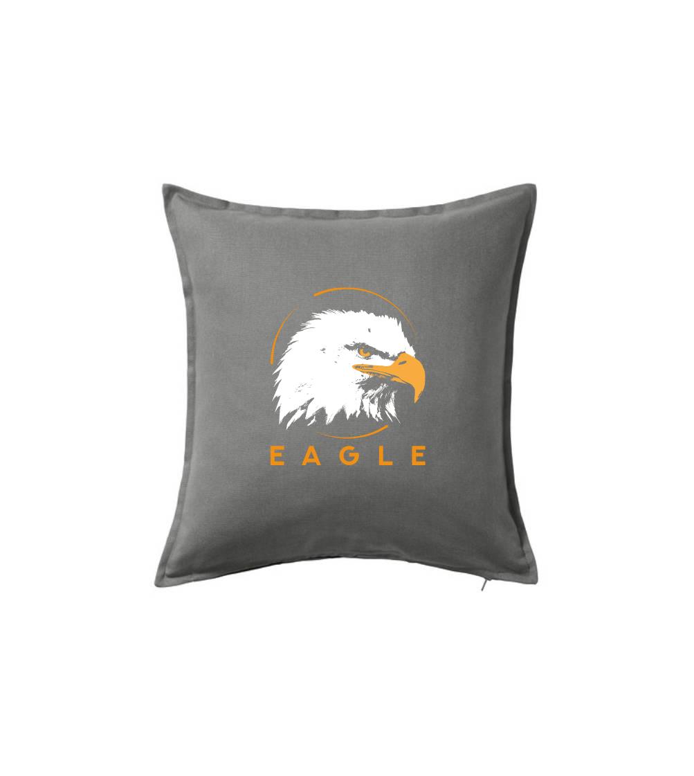 Tričká so zvieratami - Eagle hlava - Vankúš 50x50