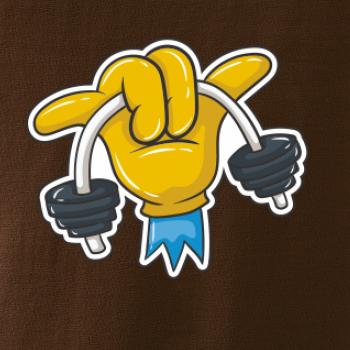 Comics ruka a činka