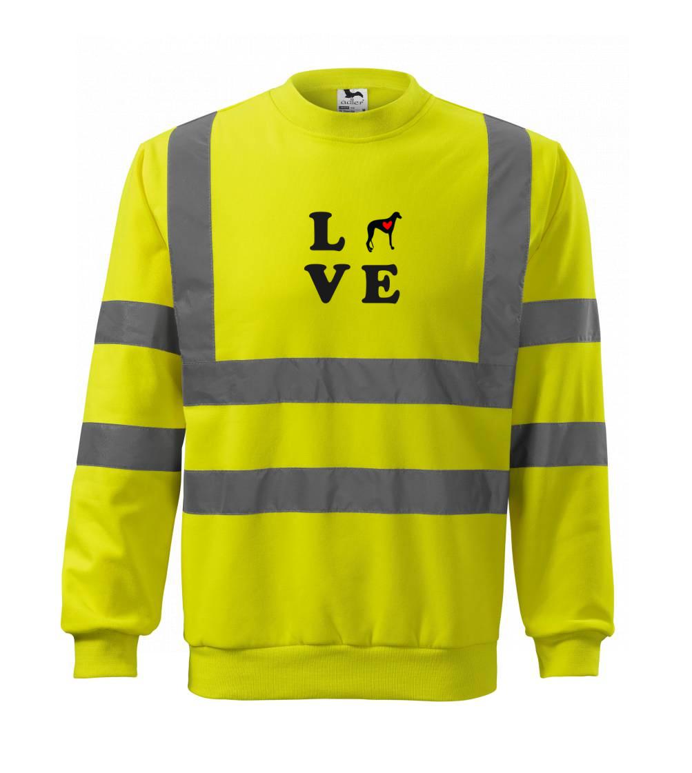 Chrt - Chrt love - Reflexná mikina