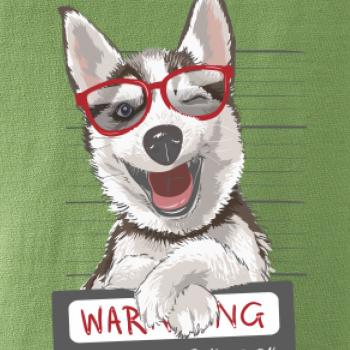 Husky - beware of dog