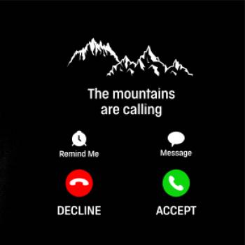 The mountains are calling - telefón