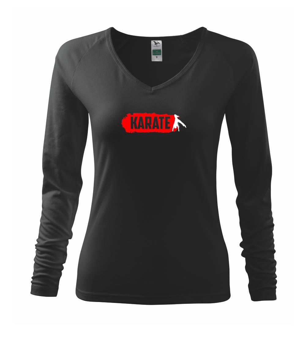 Tričká Karate - Karate nápis - Tričko dámske Elegance