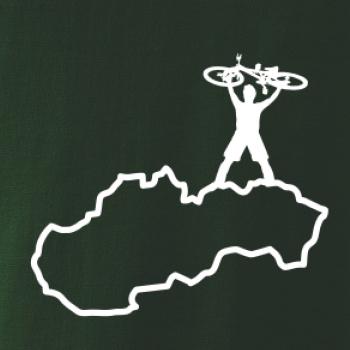 Mapa SK - cyklista na prsiach