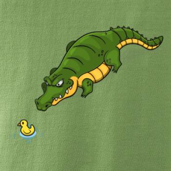 Krokodíl zelený s kačičkou