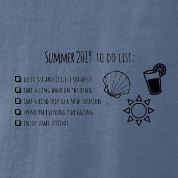 Summer 2019 to do list Summer 2019 to do list