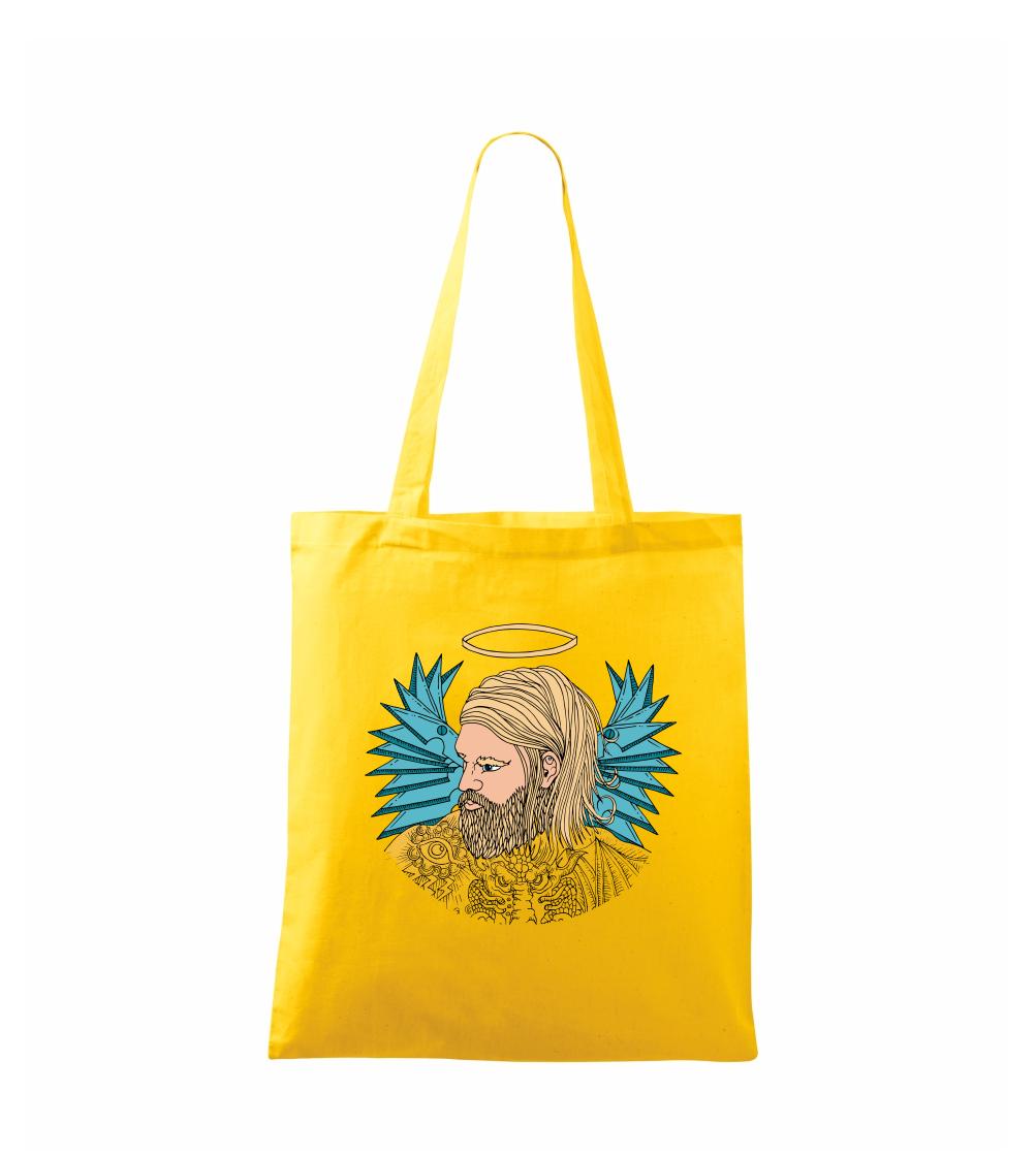 Anjel maľovaný - muž (Pecka design)