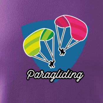 Paragliding dva padáky
