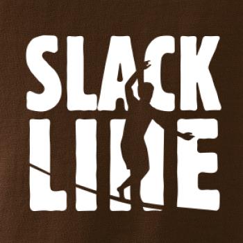 Slackline nápis