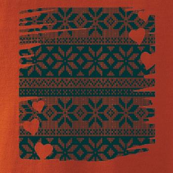 Vianočný vzor v rámčeku