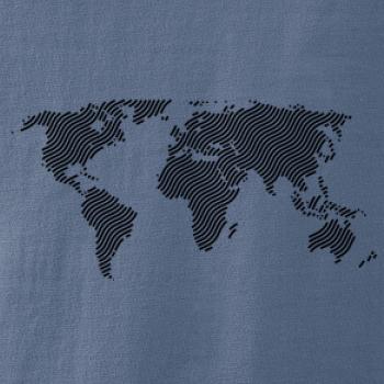 Mapa sveta odtlačok Mapa sveta odtlačok