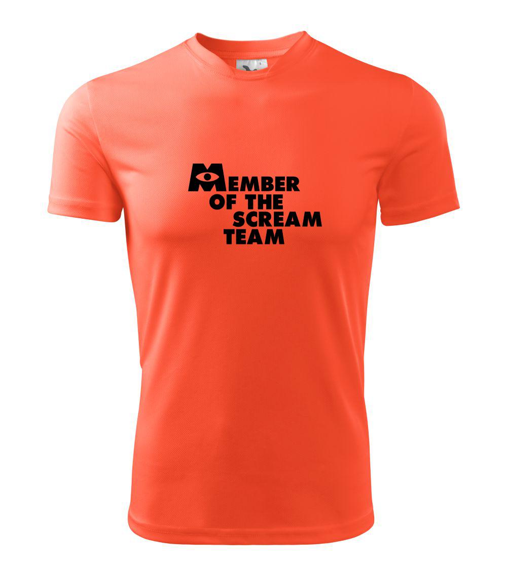 Member of the scream team - Detské tričko športové