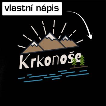 Kreslené hory - vlastné nápis