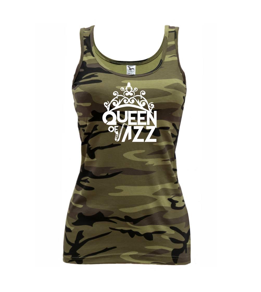 Queen of Jazz - Maskáčové tielko
