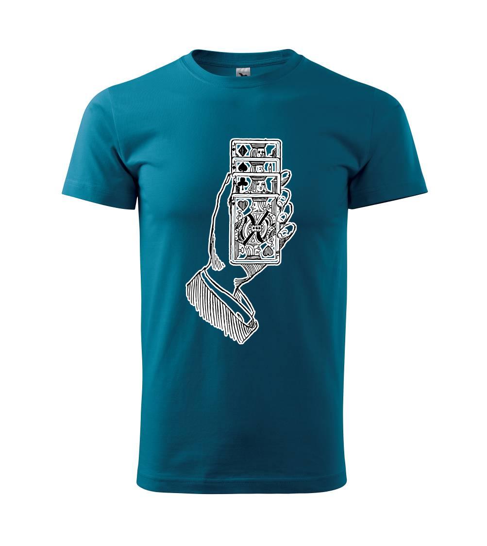 Poker ruka s kartami Poker ruka s kartami