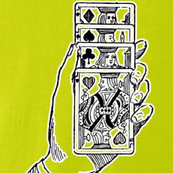 Poker ruka s kartami Poker ruka s kartami