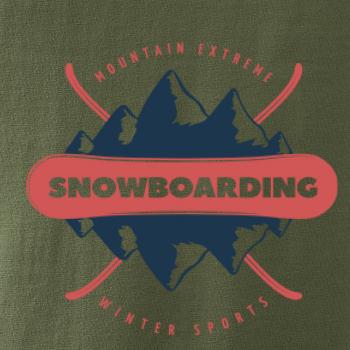 Snowboarding hory extreme