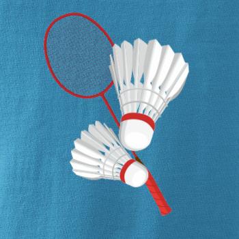 Badminton - pálka a košík