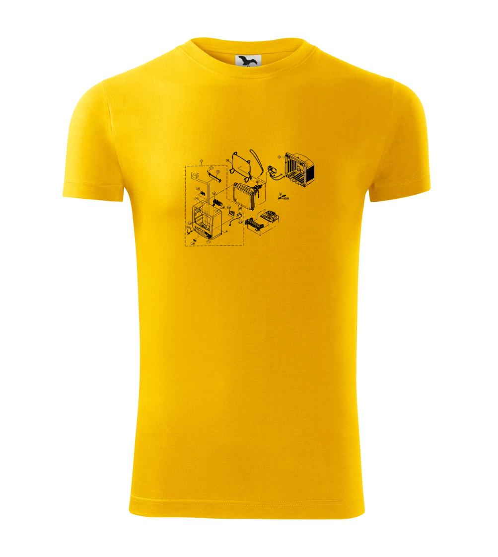 Nákres starý CRT televízor