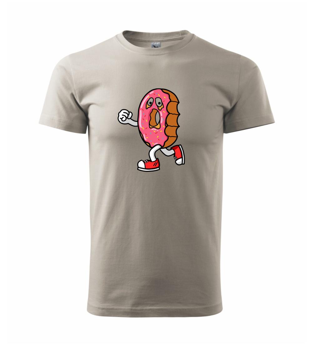 Grafické tričká - Zahryznutie donut - Klasické pánske tričko vyššej gramáže