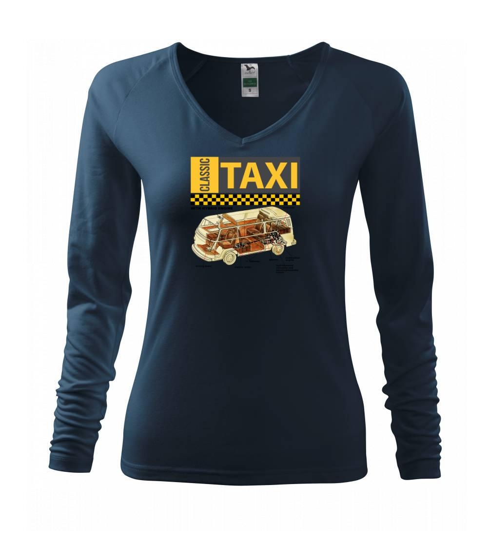 Vtipné tričká do práce - Classic taxi - Tričko dámske Elegance