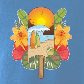 Leto, nanuk, more, pláž