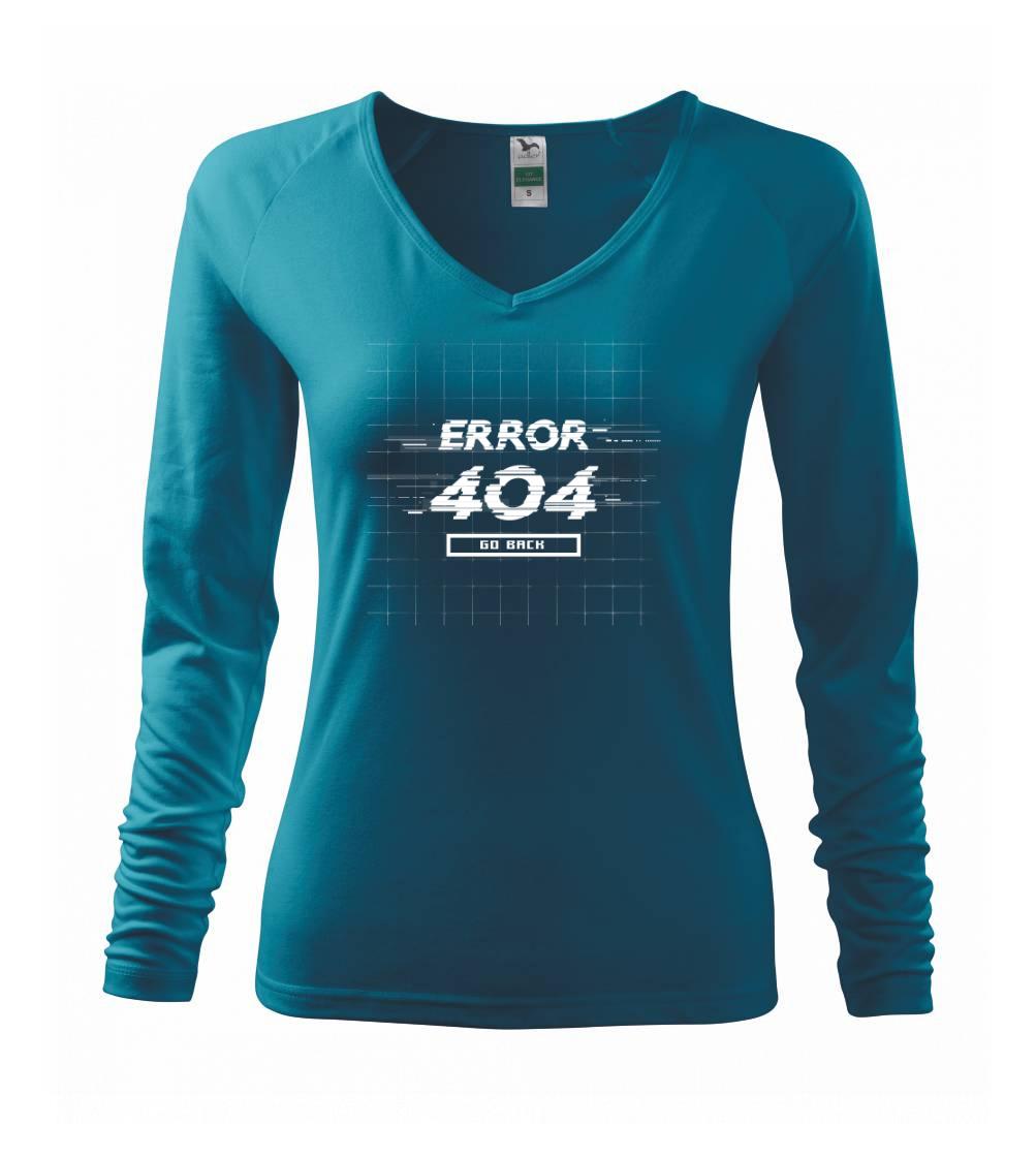 Tričká pre ajťákov - Error 404 - Tričko dámske Elegance