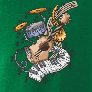 Hudobné nástroje v notách