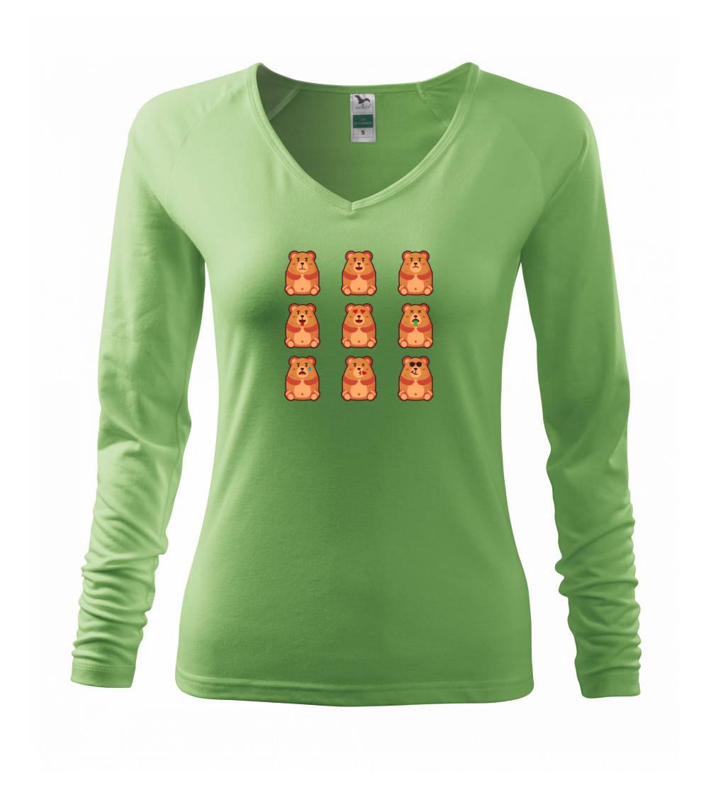 Tričká so zvieratami - Nálady škrečka - Tričko dámske Elegance