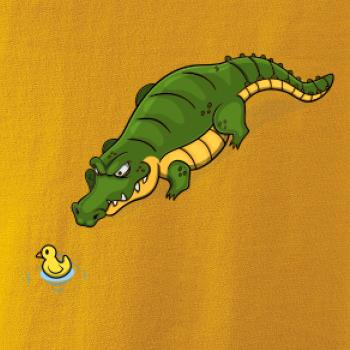 Krokodíl zelený s kačičkou