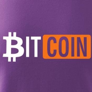 Bitcoin nápis Bitcoin nápis