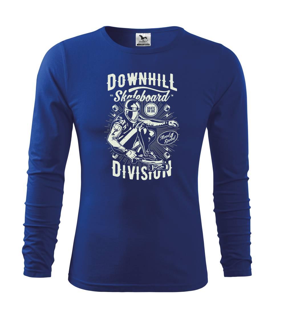 Longboard a Skatebord - Downhill Skateboard Division - Tričko detské Long Sleeve