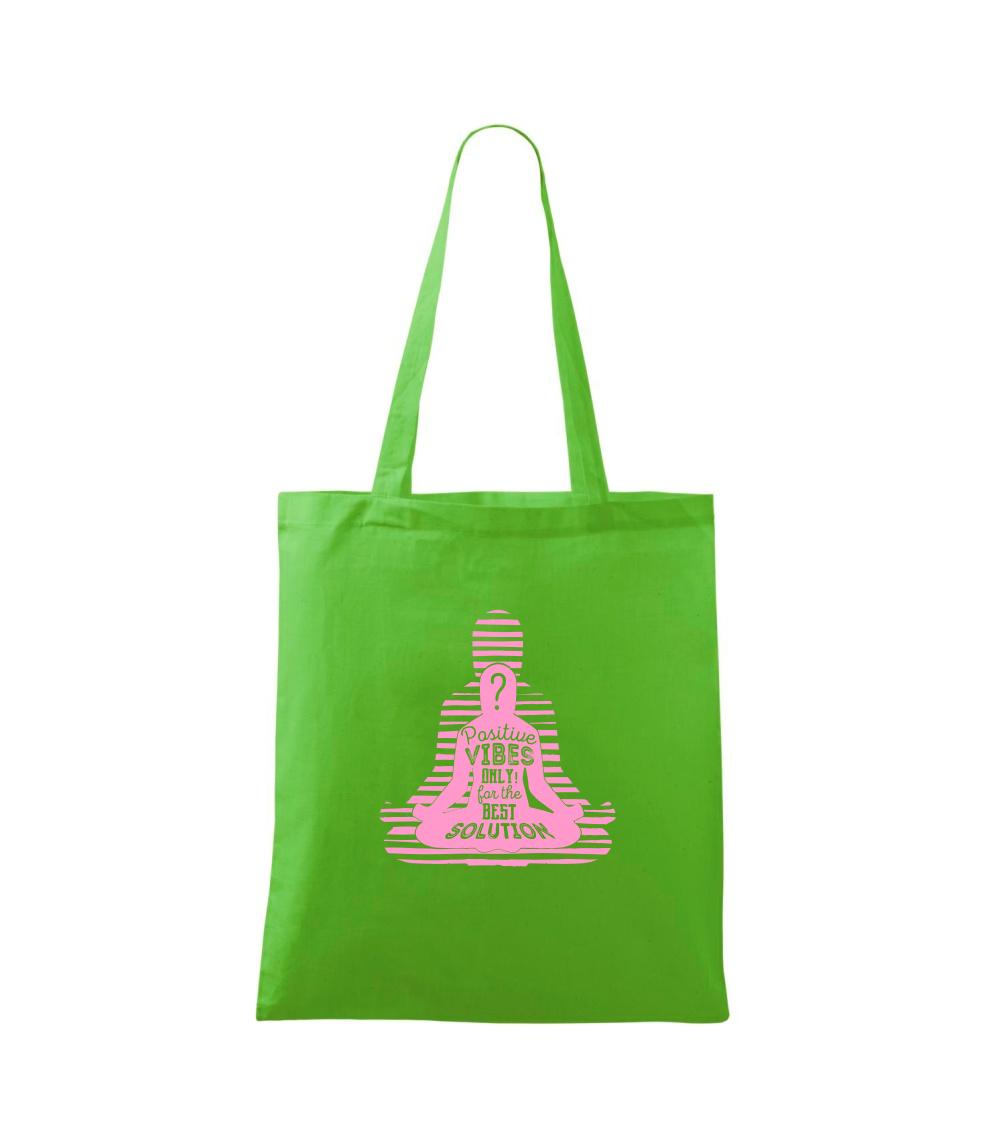 Joga - positive vibes only ružová