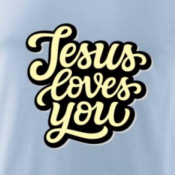 Jesus loves you - písané písmo