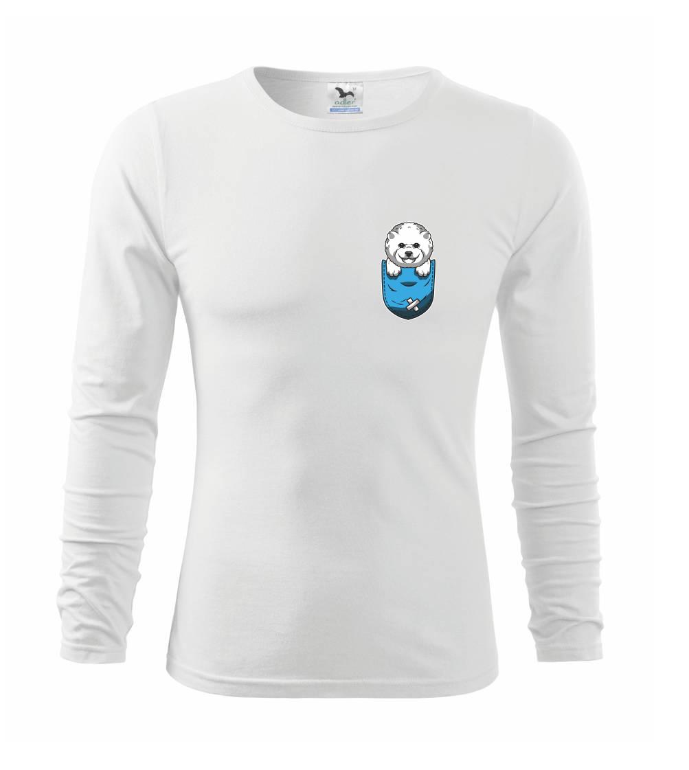 Trička s Bišonkem - Bišónik v kapsičke - Tričko detské Long Sleeve
