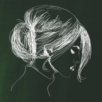 Ručne maľovaná žena Ručne maľovaná žena