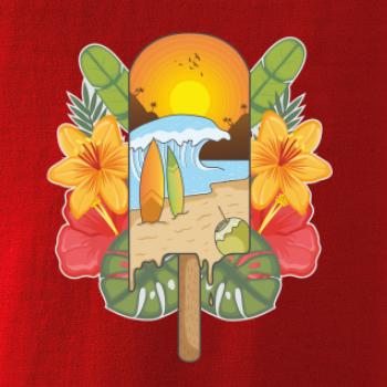 Leto, nanuk, more, pláž