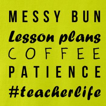Teacher life písacie