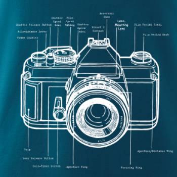 Nákres starý fotoaparát Nákres starý fotoaparát