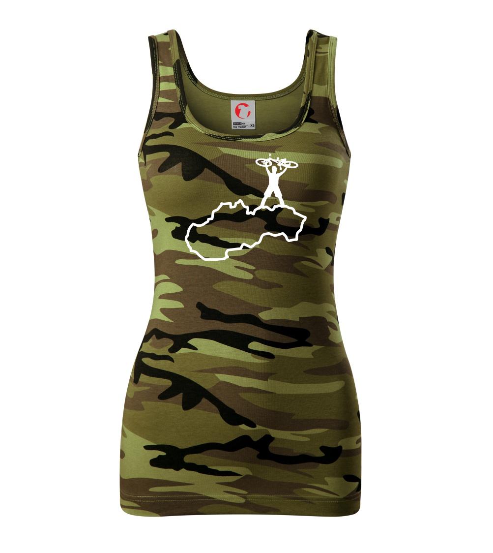 Mapa SK - cyklista na prsiach Mapa SK - cyklista na prsiach