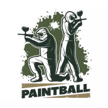 Paintball dvojica splash
