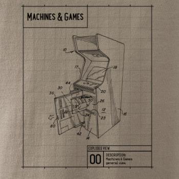 Nákres herný automat otvorený