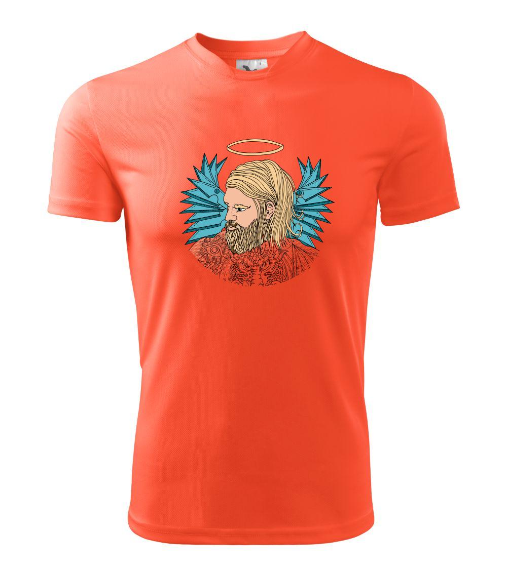 Anjel maľovaný - muž (Pecka design)