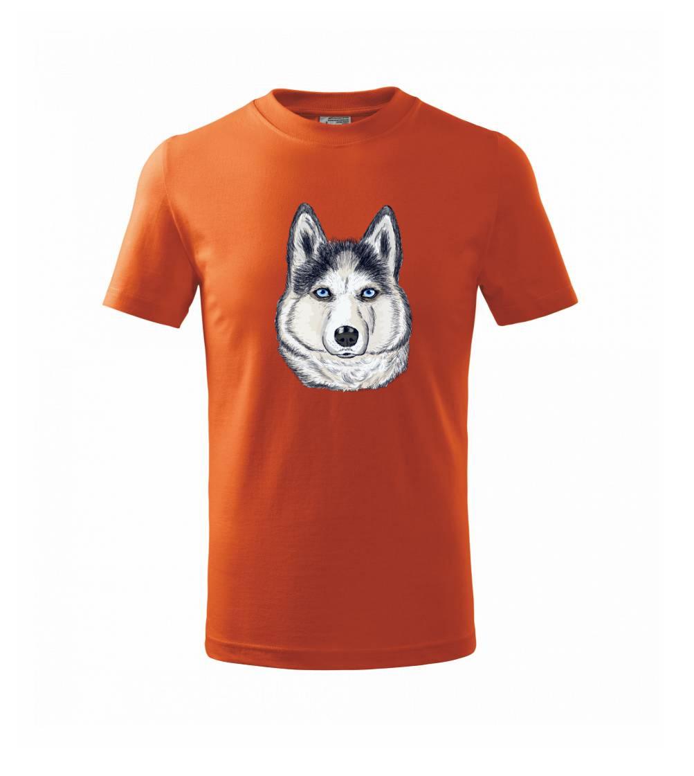 Husky hlava - kreslený