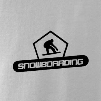 Snowboarding nápis logo Snowboarding nápis logo