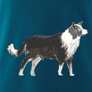 Border kólia kreslená