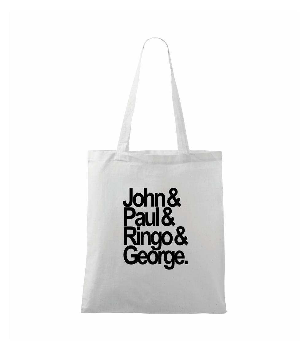 John Paul Ringo George - Taška bavlnená