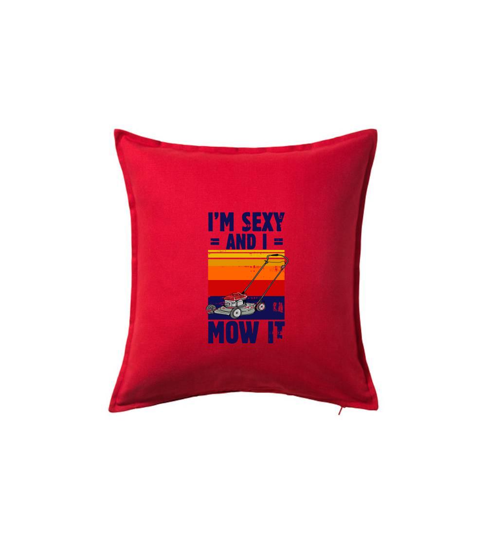 Tričká na chalupu - I'm sexy and i mow it - Vankúš 50x50
