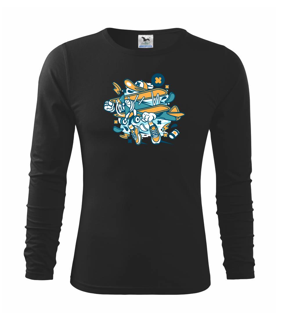 Trička pre cestovateľov - Eroplaňák - Tričko detské Long Sleeve