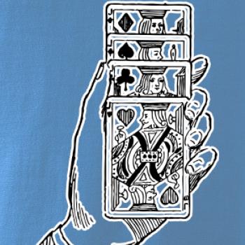 Poker ruka s kartami